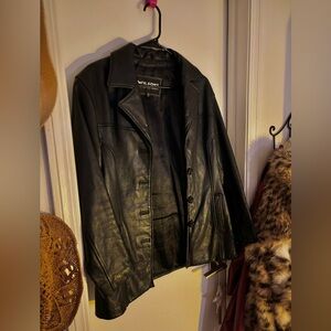 Wilson's Vintage Black Leather Jacket